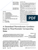 A Generalized Thermodynamic Correlation Based On Three-Parameter Corresponding States