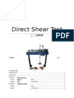 Shear Box Lab Report