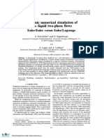 Dynamic Numerical Simulation of Gas-Liquid Two-Phase Flows Euler/Euler Versus Euler/Lagrange