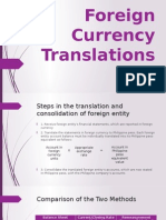 Foreign Currency Translations