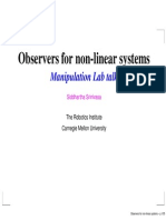 Observers For Non-Linear Systems