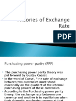 Theories of Exchange Rate