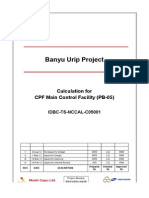 IDBC-TS-NCCAL-C05001 Rev 1 - Calculation For CPF Main Control Facility (PB-05)