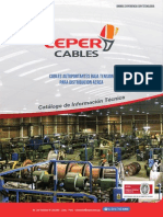 Catalogo de Informacion Tecnica Cables Autoportantes Baja Tension para Distribucion Aerea PDF