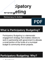 Participatory Budgeting