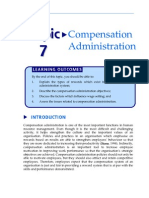 Topic 7 Compensation Administration