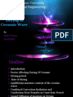 Drying of Cermic Ware