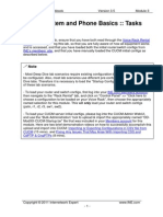 CUCM System and Phone Basics:: Tasks: Lab Instructions