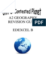 A 2 Unit 3 Geography Revision Guide Edexcel