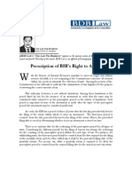 Prescription of Bir'S Right To Assess: (BDB Law'S "Tax Law For Business" Businessmirror