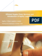 Agility Agility's EfficientSupplyChain