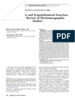 2011 Scapulothoracic and Scapulohumeral Exercises, A Narrative Review of Electromyographic Studies