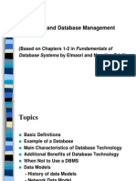 Database Management Systems Introduction