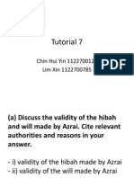 Tutorial 7: Chin Hui Yin 1122700121 Lim Xin 1122700785