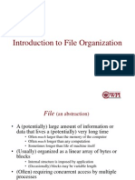 Introduction To File Organization