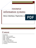 Human Resource Information Systems