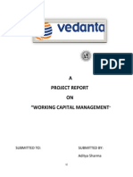 A Project Report ON "Working Capital Management