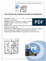 Curso de Instalaciones Electricas Domiciliarias - 2014 - SEVyT - Aprobado