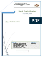 Audit Qualité Produit