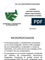 Evoluciondelos Microprocesadores