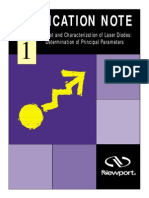 Application Note: Test and Characterization of Laser Diodes: Determination of Principal Parameters