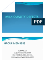 Milk Quality Defect