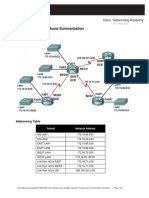 Activity 6.4.4: Basic Route Summarization: Topology Diagram