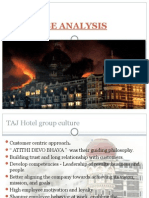 Taj Hotel Group Culture Case Analysis