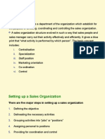 Sales Organisation