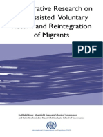 Comparative Research On The Assisted Voluntary Return and Reintegration of Migrants