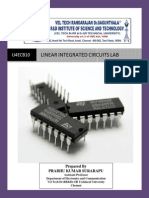 LINEAR INTEGRATED CIRCUIT LAB MANUAL by PRABHU PDF