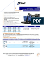 Características Estándares: Stage 2 Motor VOLVO, TAD1242GE Alternador LEROY SOMER, LSA472VS3