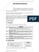 Surge Protection Devices Specifications