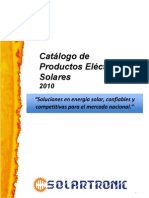 Catalogo Solartronic PDF