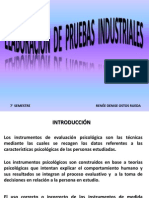 Elaboración de Pruebas Industriales