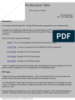 File Allocation Table