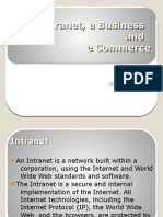 Intranet, e Business and e Commerce