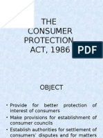 THE Consumer Protection ACT, 1986