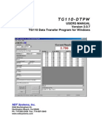 TG110-Dtpw Manual 207 With USB Addendum