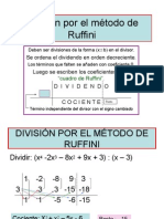 Divis. Mét. de Ruffini