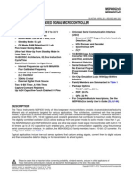 MSP 430 Datasheet