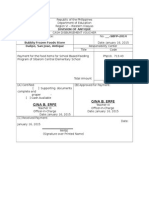 Disbursement Voucher-SBFP