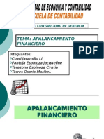 Apalancamiento Financiero Trabajo