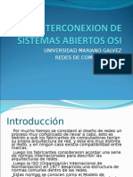 Interconexion de Sistemas Abiertos Osi