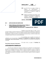 Circular 148 Certificado de Cumplimiento