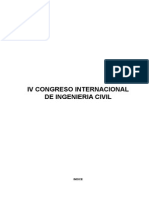 IV Congreso Internacional de Ingenieria Civil