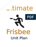 Ultimate Frisbee Unit Plan 1