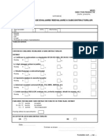 Formular Evaluare Subcontractori