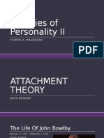 Attachment Theory + Five-Factor Theory