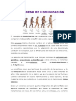 El Proceso de Hominización